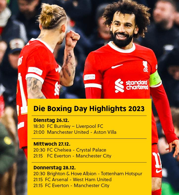 Die Boxing Day Highlights 2023